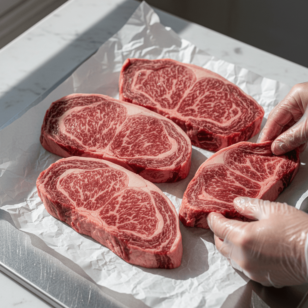Cortes de carne de res halal premium